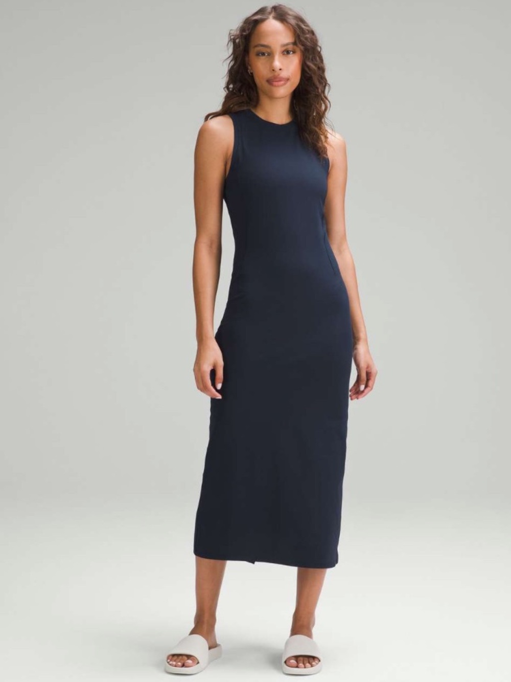 lululemon athletica All Aligned Midi Dress-Navy